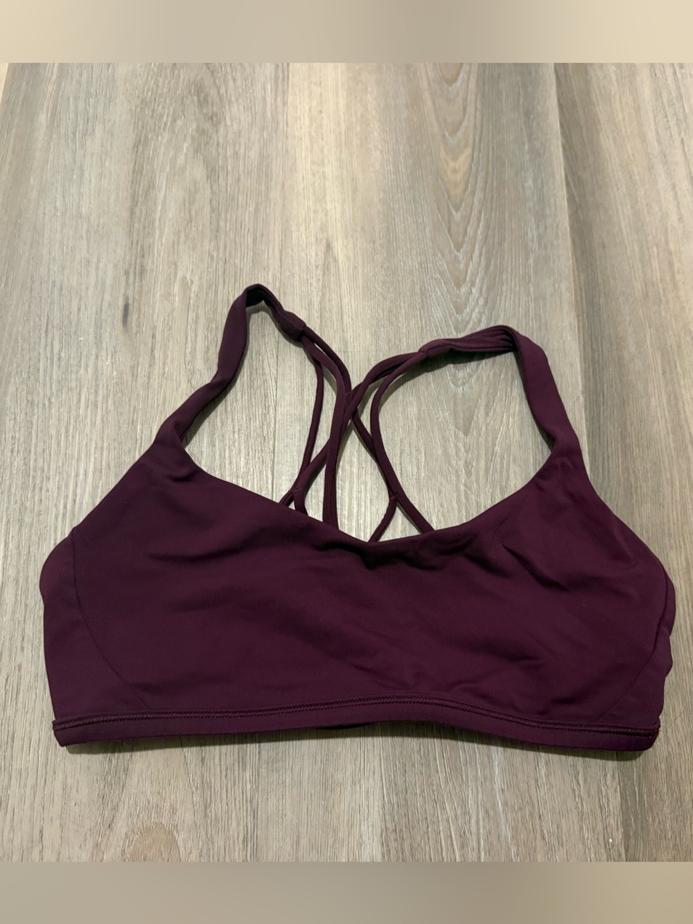 lululemon athletica Strappy Sports Bra in Plum